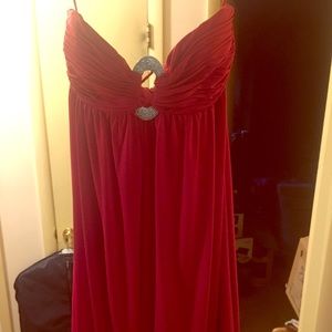 Cache dress, red, size 4
